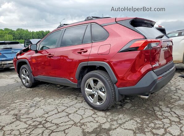 JTMB6RFV1MD039998 2021 TOYOTA RAV4 Red Trasero izquierdo