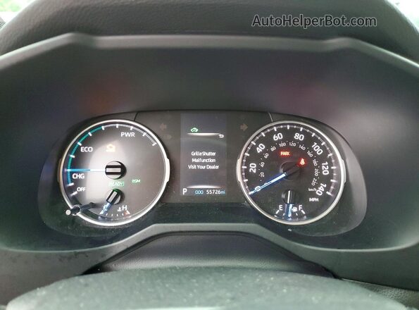 JTMB6RFV1MD039998 2021 TOYOTA RAV4 Red Vista del cuadro de instrumentos