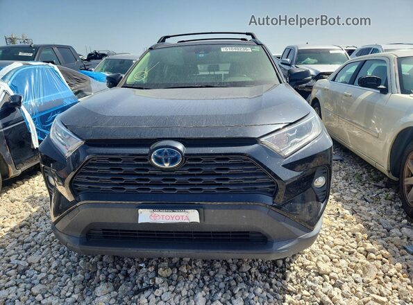 JTMB6RFV4MD007594 2021 TOYOTA RAV4 Black Front view