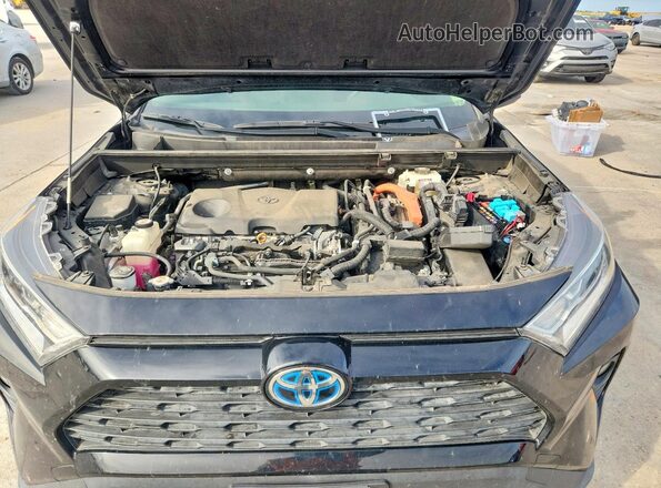 JTMB6RFV4MD007594 2021 TOYOTA RAV4 Black Engine compartment view