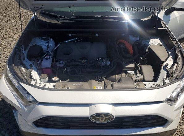 JTMB6RFV4SJ091060 2025 TOYOTA RAV4 White ძრავის განყოფილების ხედი