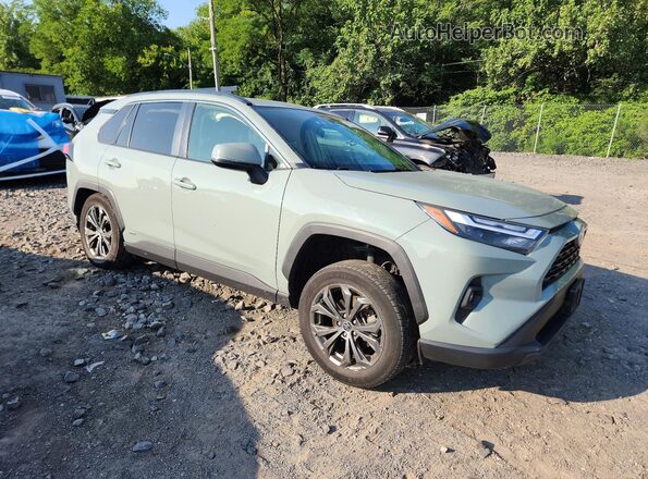 JTMB6RFV5ND069667 2022 TOYOTA RAV4 Green Передня права чверть