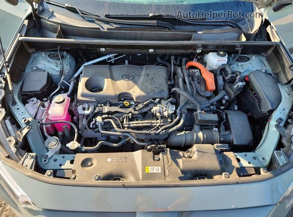 JTMB6RFV5ND069667 2022 TOYOTA RAV4 Green Вид підкапотного простору