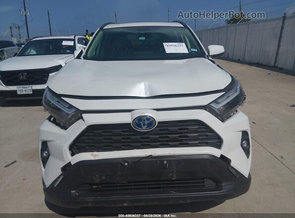 JTMB6RFV8ND076371 2022 TOYOTA RAV4 HYBRID White Դիմացի տեսք