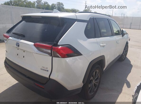 JTMB6RFV8ND076371 2022 TOYOTA RAV4 HYBRID White Հետևի աջ
