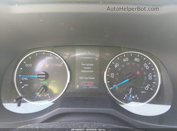 JTMB6RFV8ND076371 2022 TOYOTA RAV4 HYBRID White Հետևի նստատեղերի տեսք