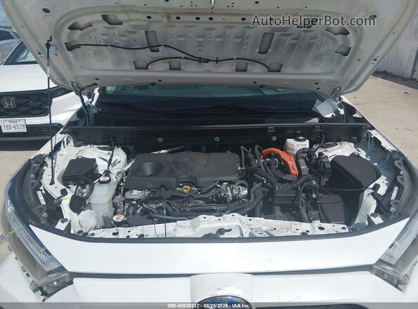 JTMB6RFV8ND076371 2022 TOYOTA RAV4 HYBRID White Հետևի տեսք