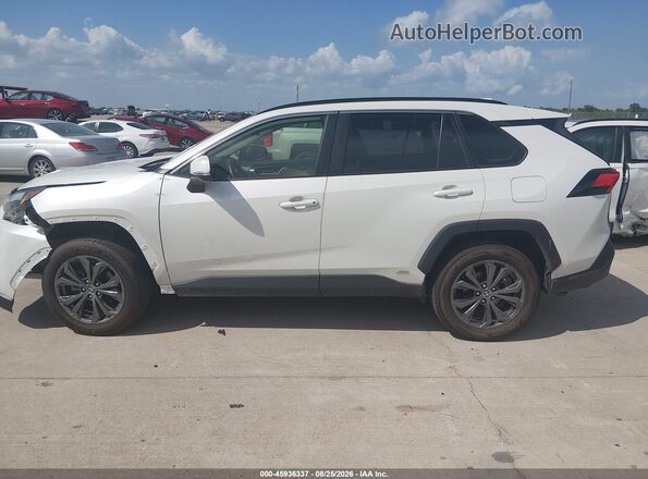 JTMB6RFV8ND076371 2022 TOYOTA RAV4 HYBRID White Սալոնի 360 աստիճան տեսք