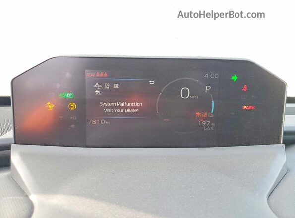 JTMBCAEB0TJ014740 2026 TOYOTA BZ White Սարքավորումների վահանակի տեսք
