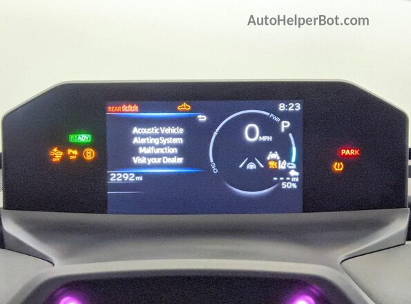 JTMBCAEB8TA005364 2026 TOYOTA BZ White Vista del cuadro de instrumentos