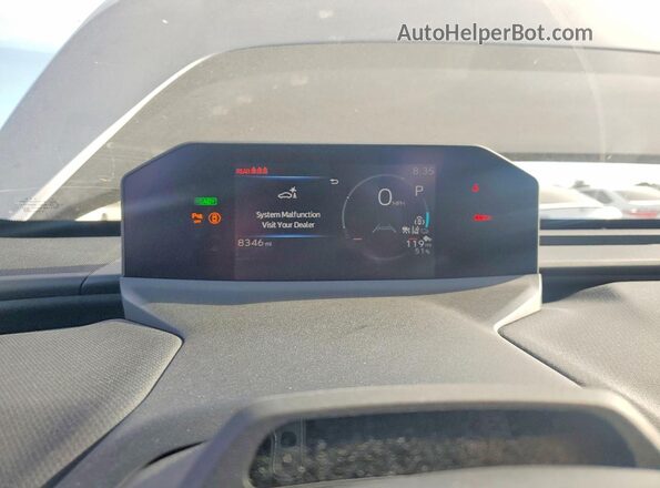 JTMBDAFB2TA002343 2026 TOYOTA BZ Gray Vista del cuadro de instrumentos