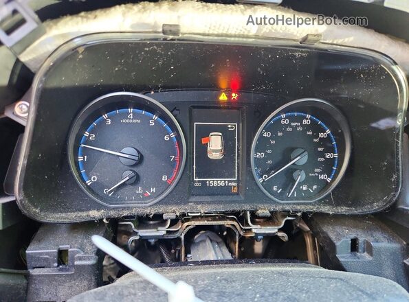 JTMBFREV0JJ200811 2018 TOYOTA RAV4 Silver Սարքավորումների վահանակի տեսք