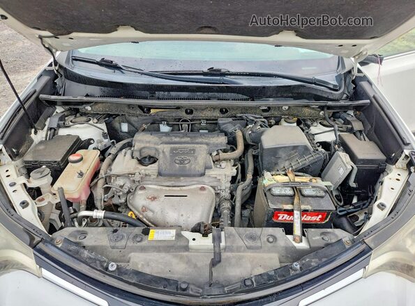 JTMBFREV1GJ070028 2016 TOYOTA RAV4 White Engine compartment view