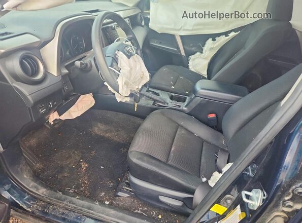 JTMBFREV2HD219742 2017 TOYOTA RAV4 Blue Widok wnętrza z przodu