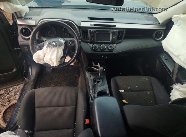 JTMBFREV2HD219742 2017 TOYOTA RAV4 Blue Widok deski rozdzielczej