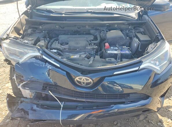 JTMBFREV3HJ708894 2017 TOYOTA RAV4 Blue Vista del compartimento del motor