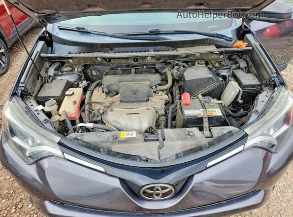 JTMBFREV5JJ720907 2018 TOYOTA RAV4 Charcoal ძრავის განყოფილების ხედი