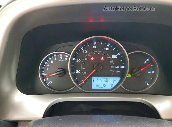 JTMBFREV6GJ094812 2016 TOYOTA RAV4 White Widok zestawu wskaźników