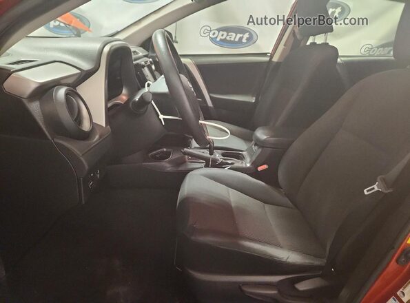 JTMBFREV6GJ098391 2016 TOYOTA RAV4 Orange Вид салону спереду