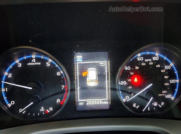 JTMBFREV6JJ244022 2018 TOYOTA RAV4 Серый Вид щитка приборов
