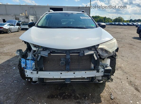 JTMBFREV6JJ725257 2018 TOYOTA RAV4 White Դիմացի տեսք