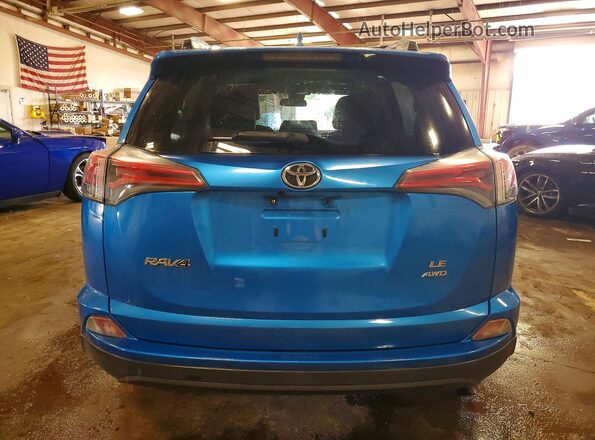 JTMBFREV7HJ135417 2017 TOYOTA RAV4 Blue Вид ззаду