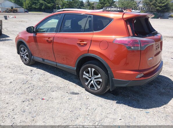 JTMBFREV8GJ099414 2016 TOYOTA RAV4 Оранжевый Задняя левая четверть