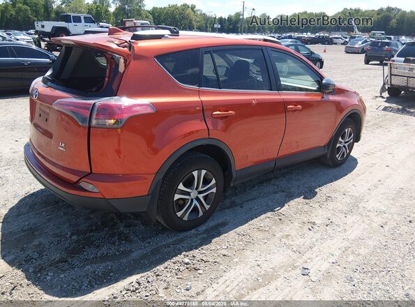 JTMBFREV8GJ099414 2016 TOYOTA RAV4 Оранжевый Задняя правая четверть
