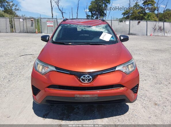 JTMBFREV8GJ099414 2016 TOYOTA RAV4 Оранжевый Вид щитка приборов