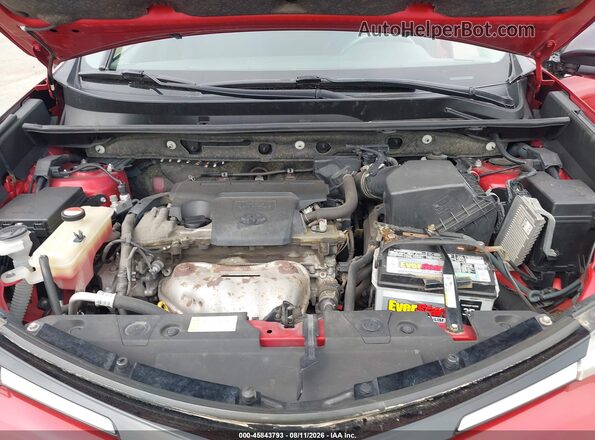 JTMBFREV9GJ073792 2016 TOYOTA RAV4 Red Widok z tyłu