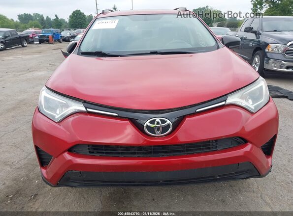 JTMBFREV9GJ073792 2016 TOYOTA RAV4 Red Widok zestawu wskaźników