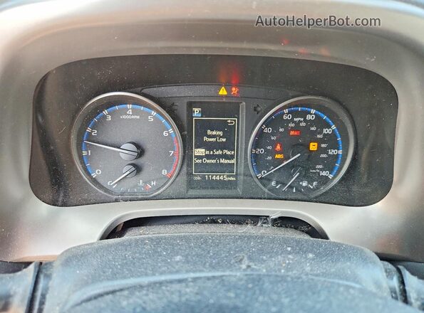 JTMBFREV9HJ715476 2017 TOYOTA RAV4 Серый Вид щитка приборов