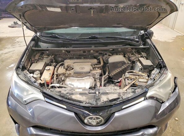 JTMBFREV9JJ233130 2018 TOYOTA RAV4 Gray ძრავის განყოფილების ხედი