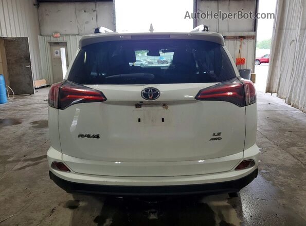 JTMBFREVXJJ243424 2018 TOYOTA RAV4 White Вид ззаду