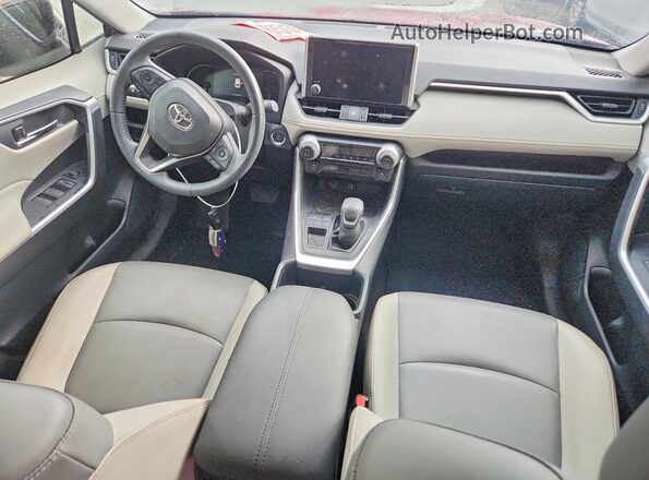 JTMC1RFV0PD101916 2023 TOYOTA RAV4 Red Dashboard view