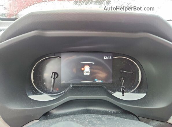 JTMC1RFV0PD101916 2023 TOYOTA RAV4 Red Instrument cluster view
