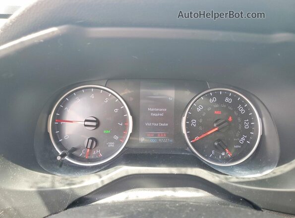 JTMC1RFV1KD021498 2019 TOYOTA RAV4 White ხელსაწყოთა პანელის ხედი