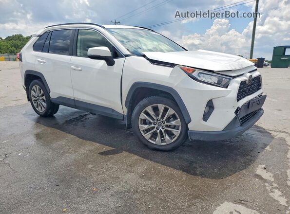 JTMC1RFV1KD021498 2019 TOYOTA RAV4 White წინა მარჯვენა