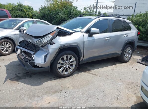 JTMC1RFV2KD021333 2019 TOYOTA RAV4 Серебряный Передняя левая четверть