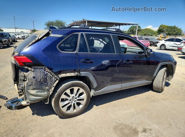 JTMC1RFV2MD062063 2021 TOYOTA RAV4 Blue უკანა ხედი