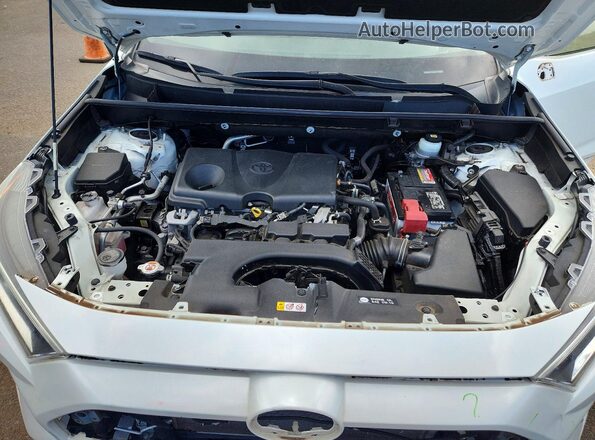 JTMC1RFV3MD072097 2021 TOYOTA RAV4 White ძრავის განყოფილების ხედი