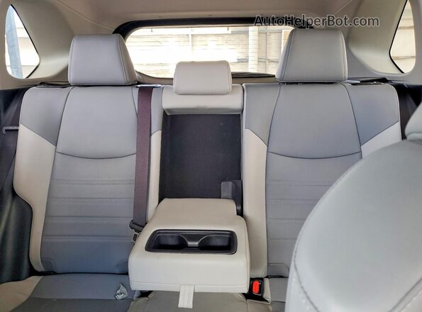 JTMC1RFV4KD030339 2019 TOYOTA RAV4 Gray Vista de los asientos traseros