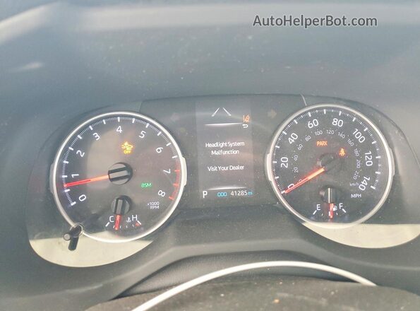 JTMC1RFV4KD030339 2019 TOYOTA RAV4 Gray Vista del cuadro de instrumentos