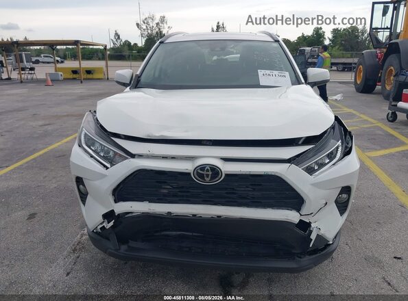 JTMC1RFV4KD516469 2019 TOYOTA RAV4 Белый Вид щитка приборов