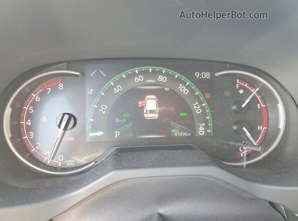 JTMC1RFV5PD106156 2023 TOYOTA RAV4 Gray Instrument cluster view