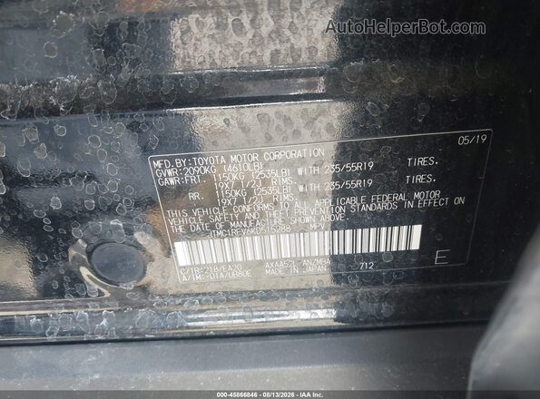 JTMC1RFV6KD515288 2019 TOYOTA RAV4 Черный Вид подкапотного пространства