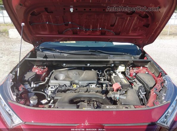 JTMC1RFV7KD036605 2019 TOYOTA RAV4 Red Հետևի տեսք