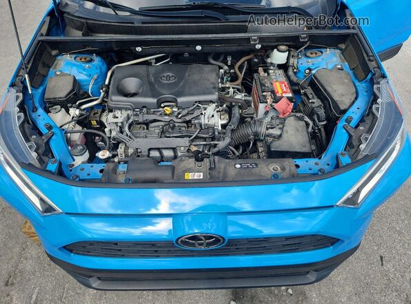 JTMC1RFV8KD503143 2019 TOYOTA RAV4 Blue Engine compartment view