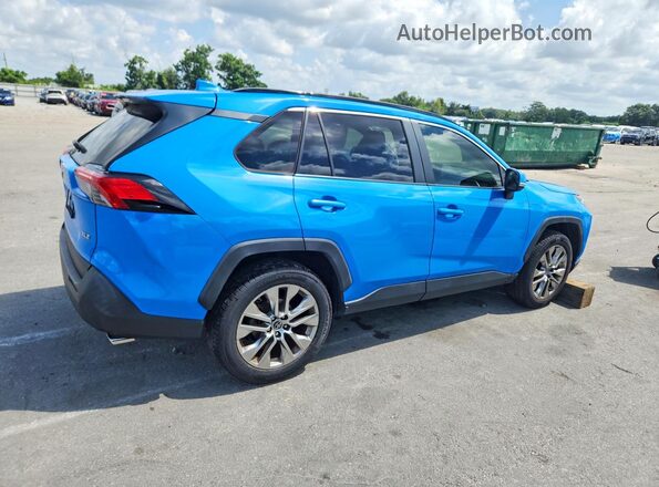 JTMC1RFV8KD503143 2019 TOYOTA RAV4 Blue Rear right