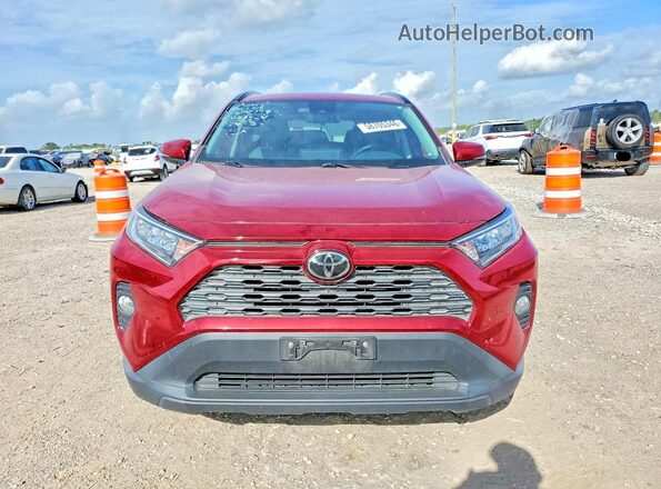 JTMC1RFVXKD016851 2019 TOYOTA RAV4 Maroon Вид спереду